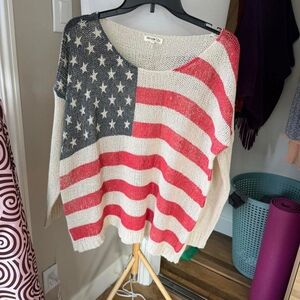 American flag swester